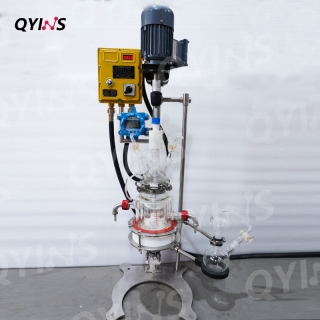 500mL三層玻璃固相合成反應(yīng)釜