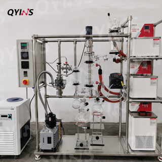 玻璃分子蒸餾設(shè)備 0.06、0.1 0.5平方 蠕動(dòng)泵連續(xù)進(jìn)料 