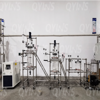 組合雙層玻璃反應釜20L、30L、50L