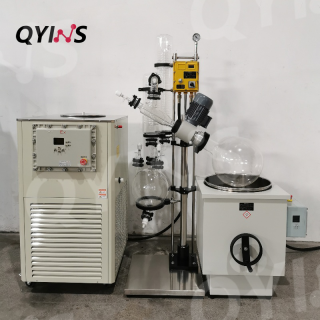 蒸發溶劑雙冷凝防爆手動旋轉蒸發儀20L、50L、100L