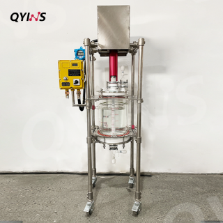 防爆保護電機 10L夾套全包玻璃過濾反應釜