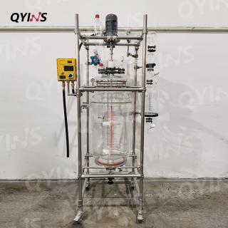 冷凝回流雙層玻璃反應(yīng)釜100L、150L、200L